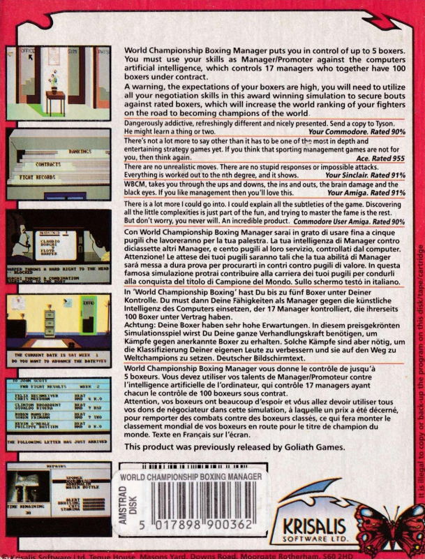 World Championship Boxing Manager - Dos