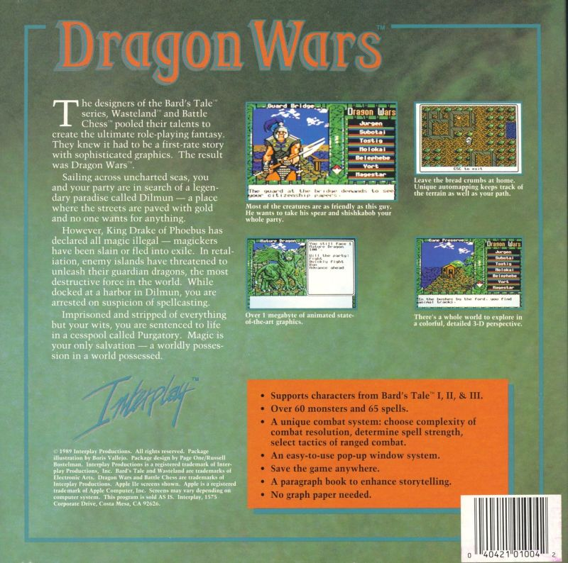 Dragon Wars - Dos
