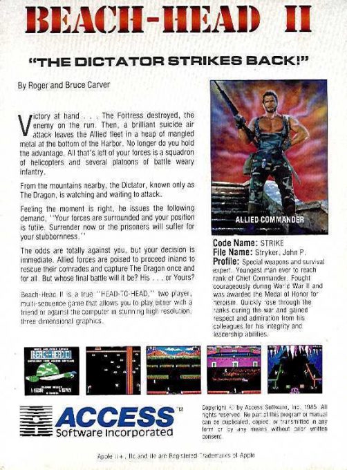 Beach-Head II dos