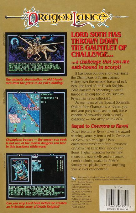 Champions of Krynn dos