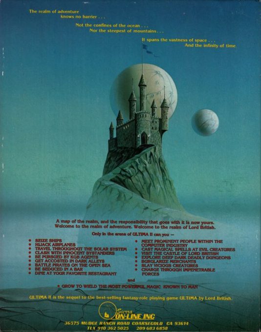 Ultima II - Revenge of the Enchantress dos