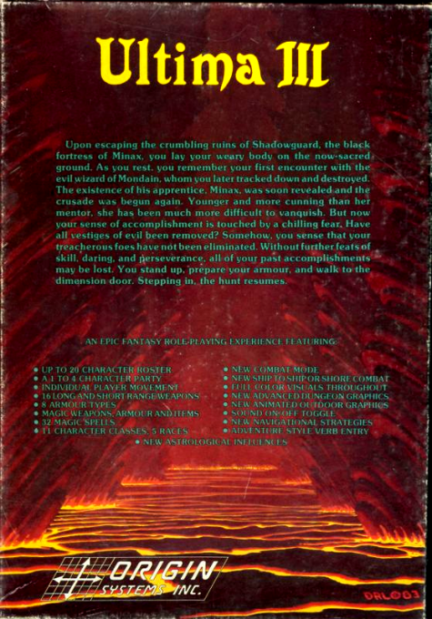 Ultima III : Exodus - Dos