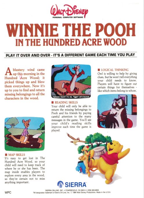 Winnie the Pooh in the Hundred Acre Wood dos