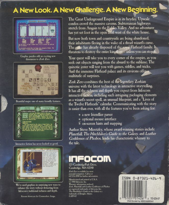 Zork Zero - The Revenge of Megaboz - Dos