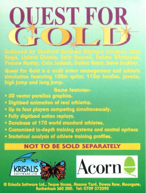 Quest for Gold - Dos