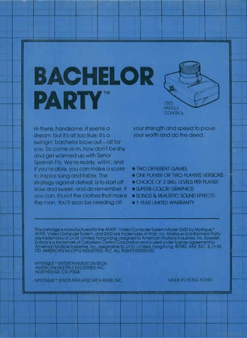 Bachelor Party dos