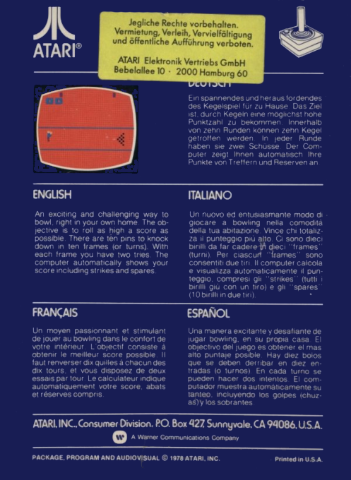 Bowling - Dos