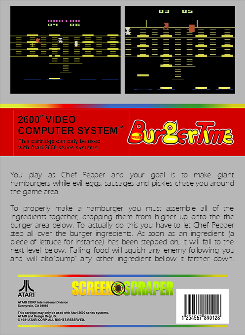 Burgertime - Dos
