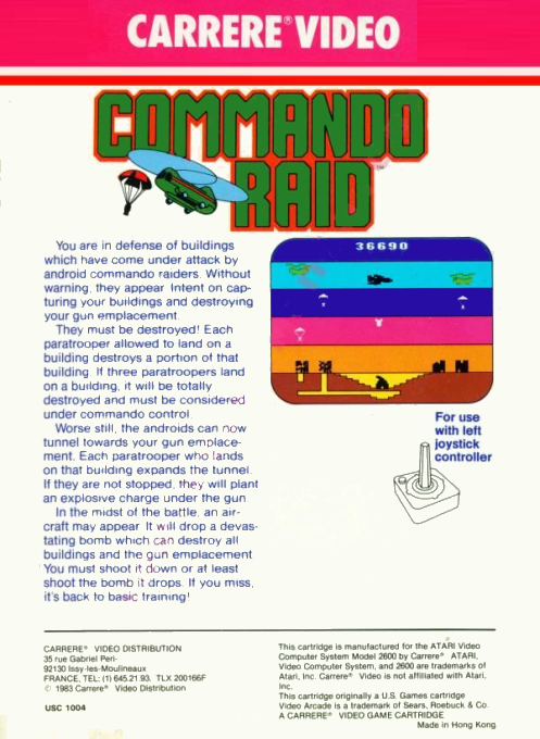 Commando Raid - Dos