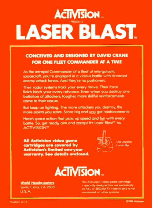 Laser Blast - Dos
