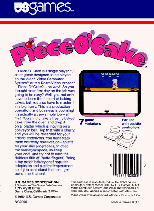 Piece O' Cake - Dos