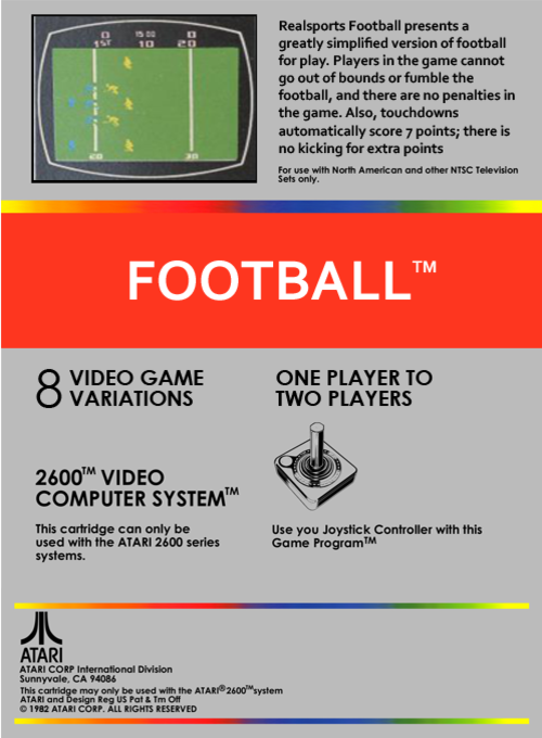 Realsports Football - Dos