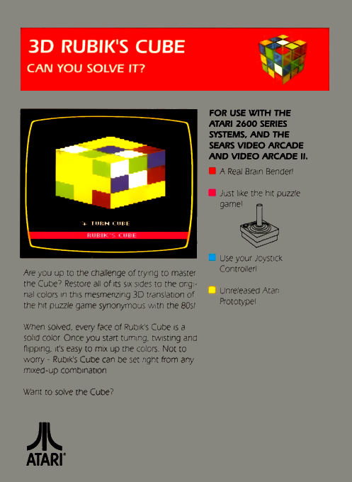 Rubik's Cube 3d - Dos
