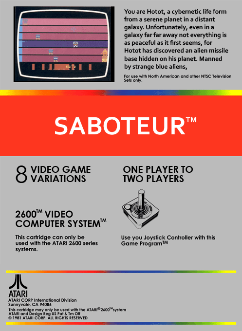 Saboteur - Dos