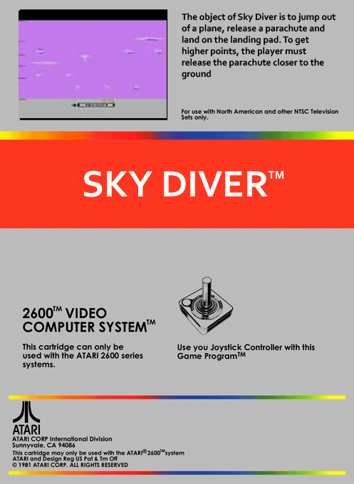 Sky Diver : Dare Diver - Dos