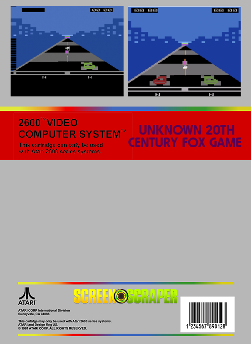 Unknown 20th Century Fox Game - Dos