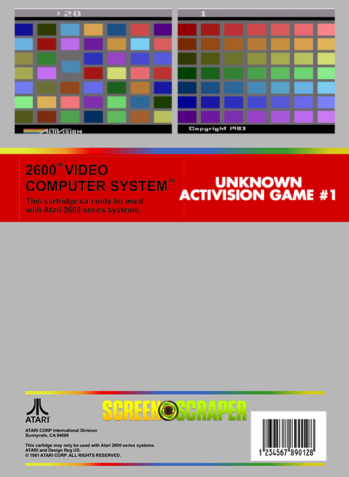 Unknown Activision Game #1 - Dos