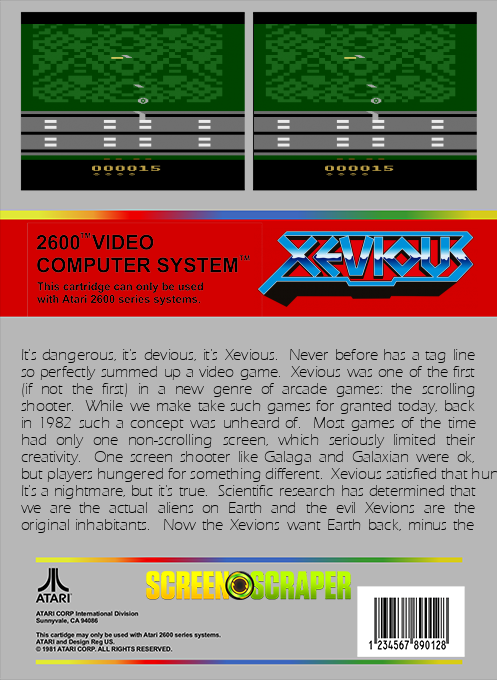 Xevious - Dos