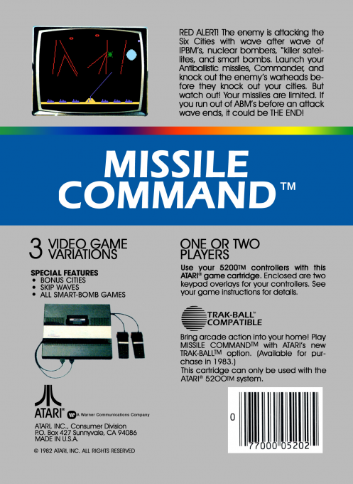 Missile Command - Dos