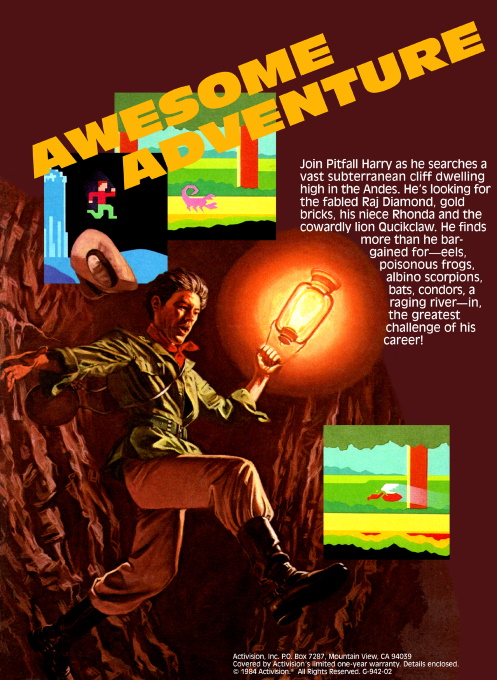Pitfall II : Lost Caverns - Dos