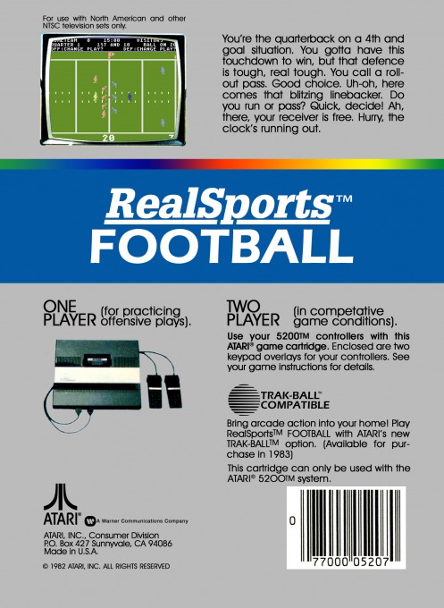 Realsports Football - Dos
