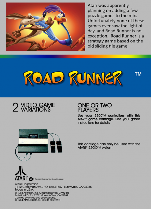 Road Runner (Prototype) - Dos