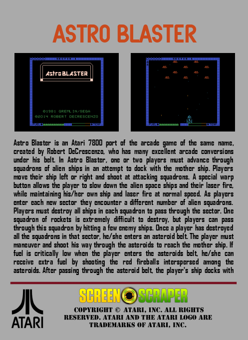 Astro Blaster - Dos