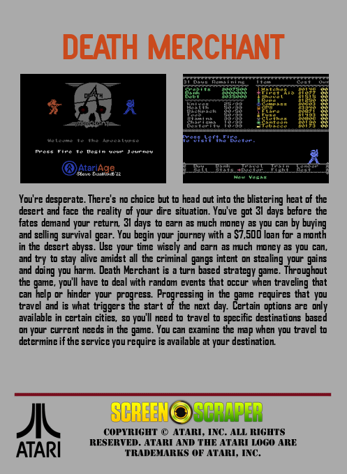 Death Merchant - Dos