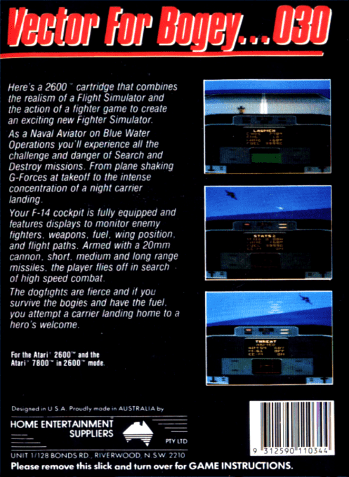 Tomcat - The F-14 Fighter Simulator - Dos