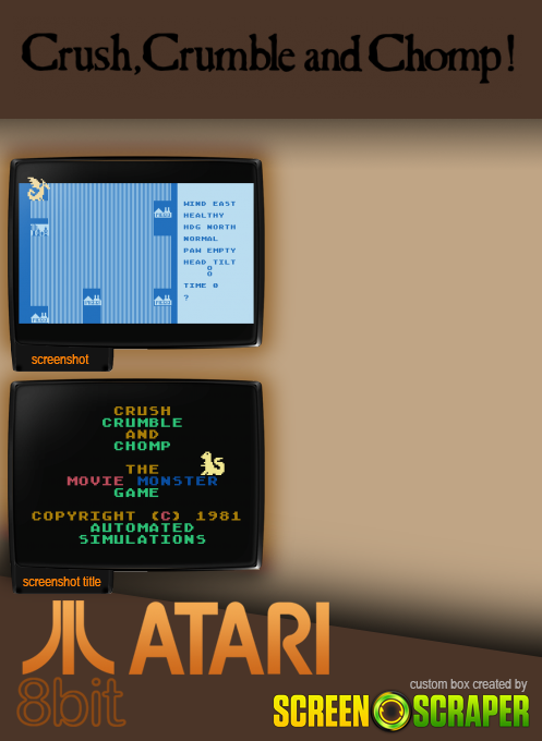 Crush, Crumble and Chomp! - Dos