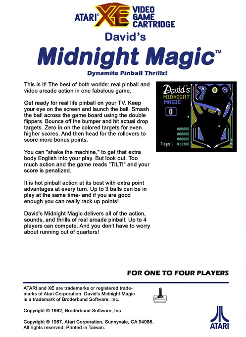 David's Midnight Magic - Dos