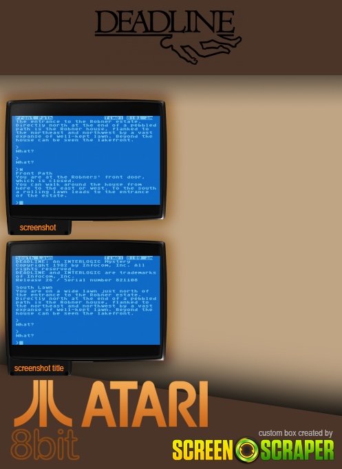 Deadline (Infocom) - Dos