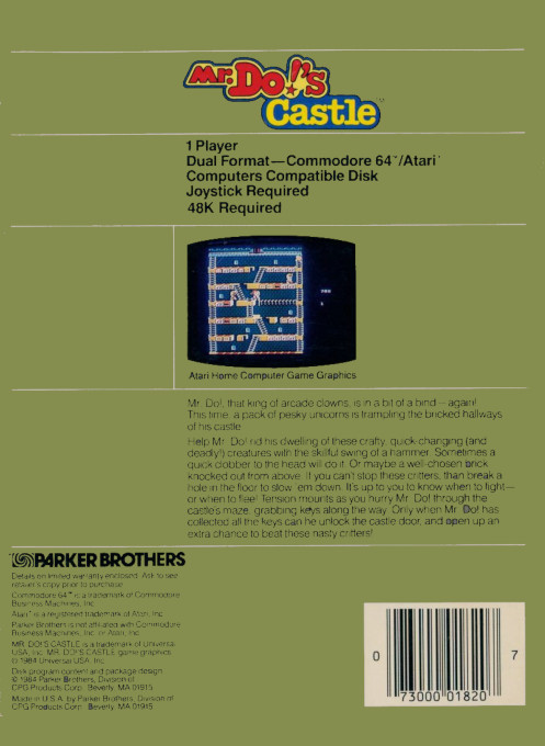 Mr. Do's Castle - Dos