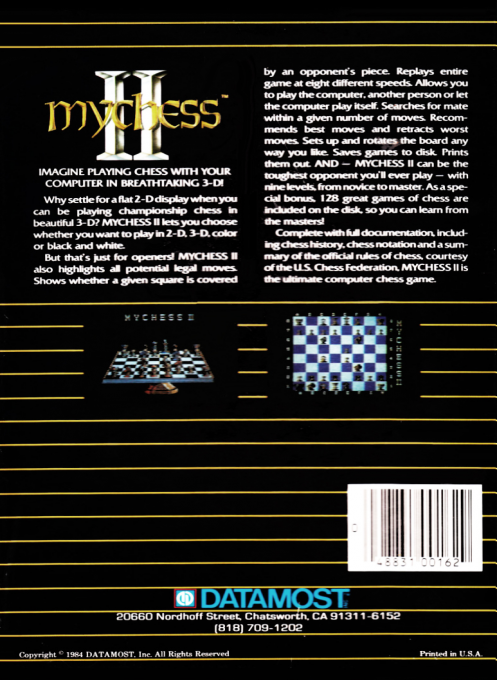 Mychess 2 - Dos