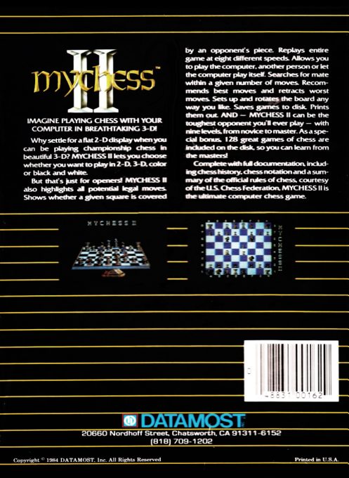 Mychess II dos