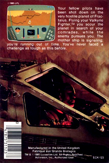 Rescue on Fractalus! - Dos