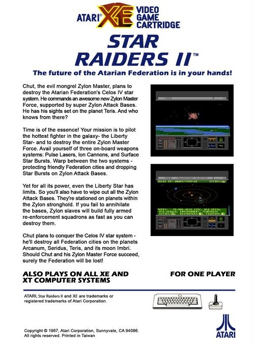 Star Raiders II dos