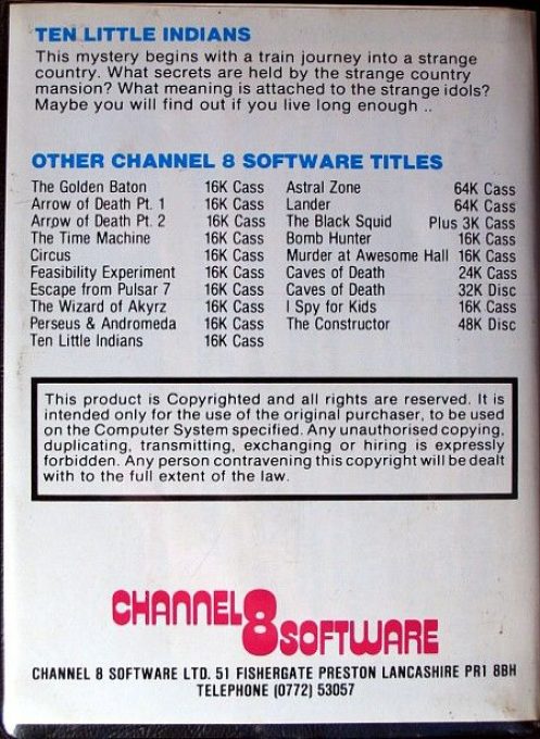 Ten Little Indians dos