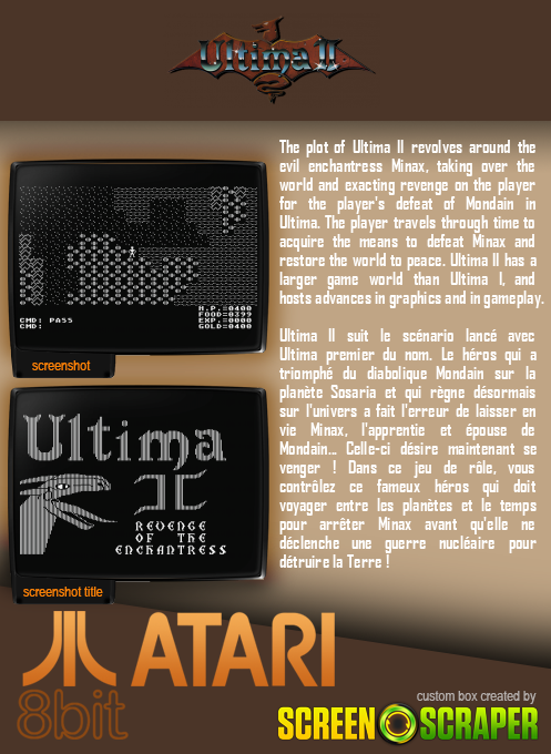 Ultima 2 - Revenge Of The Enchantress dos