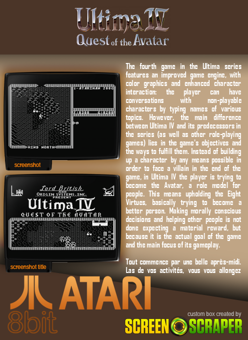 Ultima IV : Quest of the Avatar dos