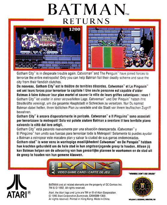 Batman Returns - Dos