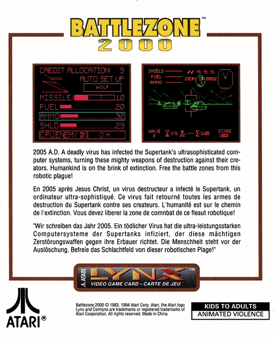 Battlezone 2000 - Dos