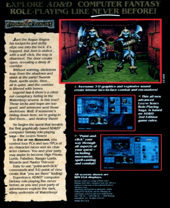 Eye Of The Beholder - Dos