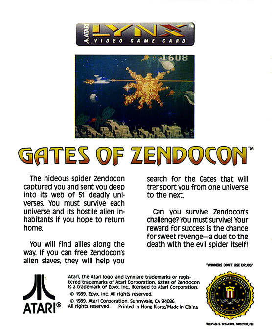 Gates Of Zendocon - Dos