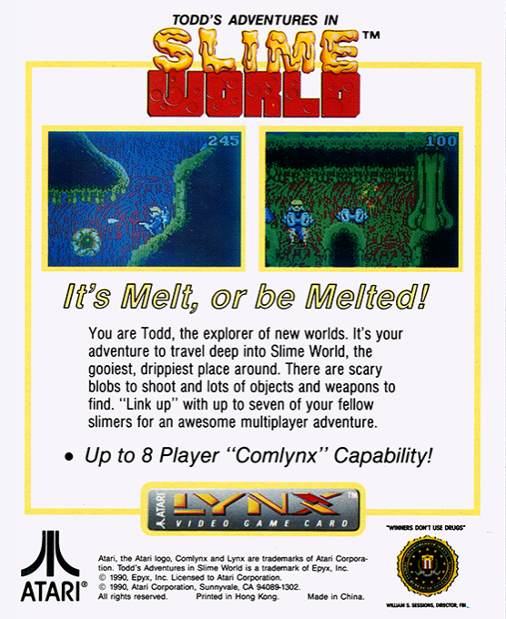 Todd's Adventures In Slime World - Dos