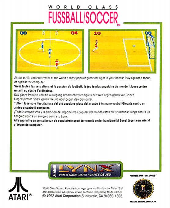 World Class Fussball/Soccer - Dos