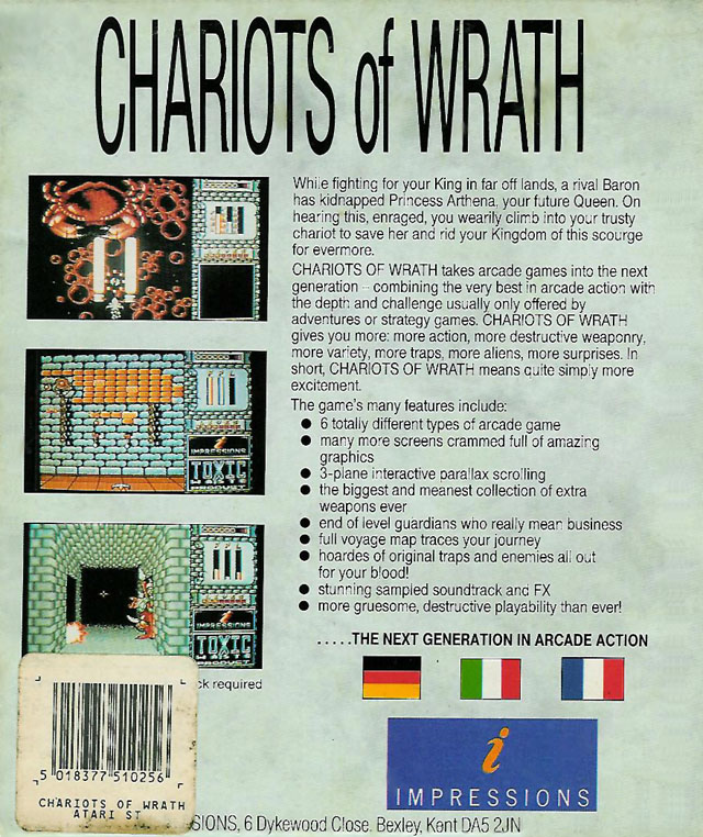Chariots Of Wrath - Dos
