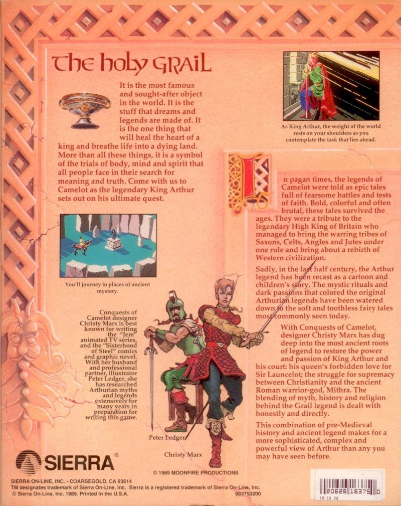 Conquests Of Camelot : The Search For The Grail dos