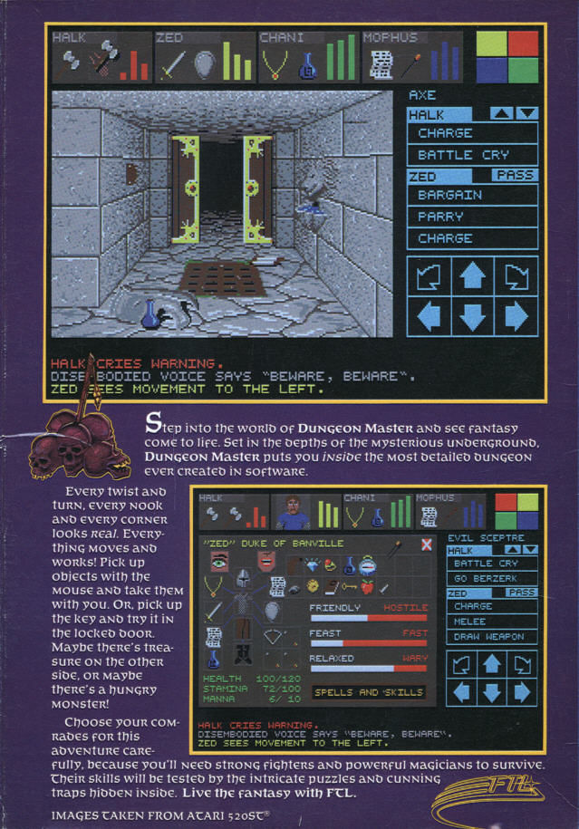 Dungeon Master 2 - Legend of Skulldeep dos