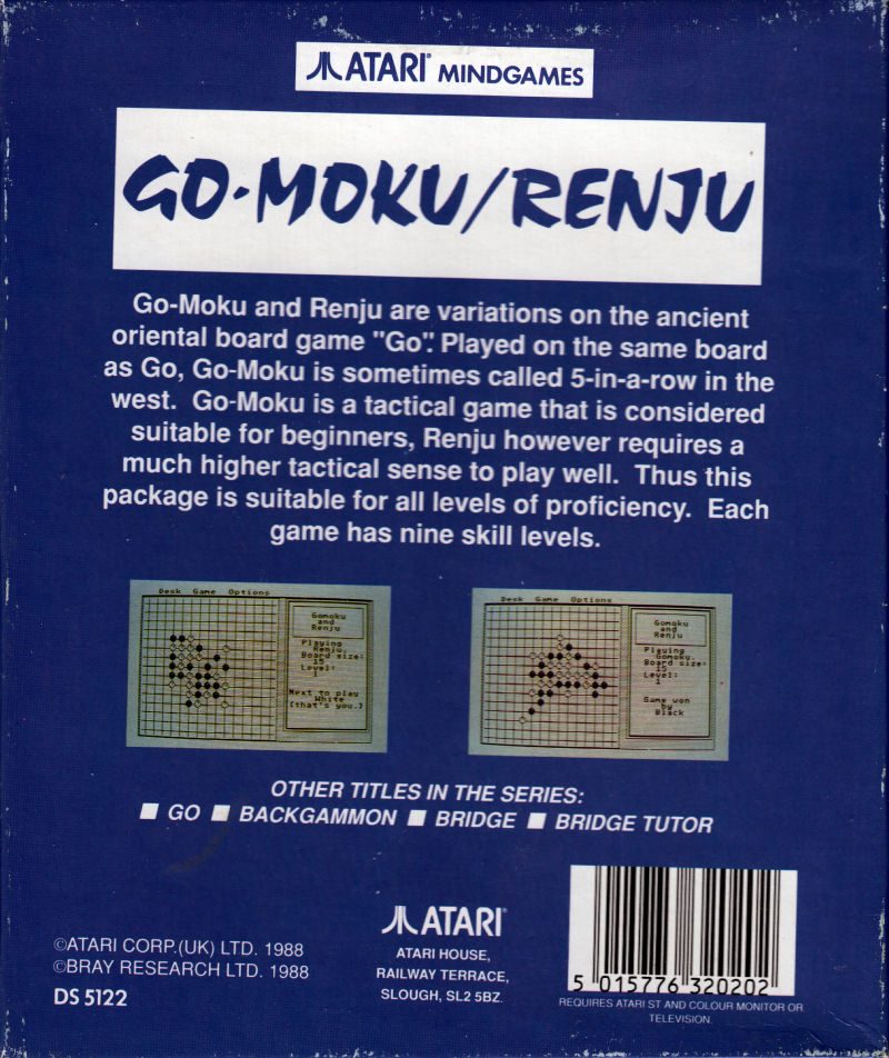 Go-Moku And Renju dos